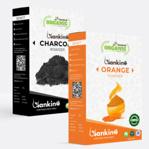 Blankino Organic Charcoal & Orange Powder Combo